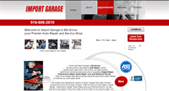 Desktop Screenshot of importgarage.net