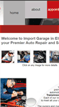 Mobile Screenshot of importgarage.net